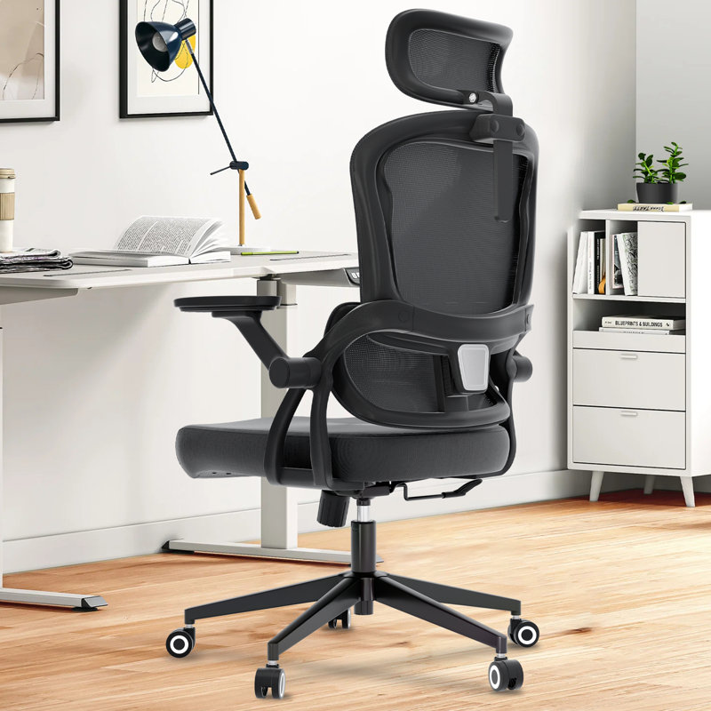Heavy Duty Ergonomic Desk Office Chair, High Back Home Computer Chair With Headrest  And Adjustable Swivel 3D Armrests For Comfort  Adjustable Lumbar Supports Up To 350Lbs