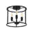 3-Light Flush Mount Ceiling Light