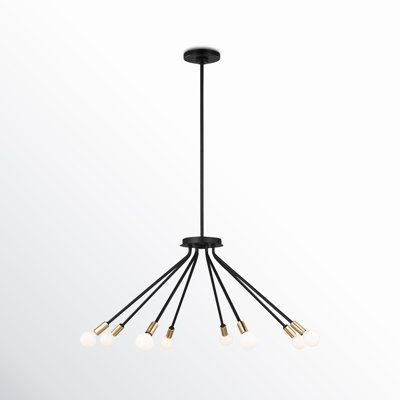 Anika 8 - Light Dimmable Sputnik Chandelier
