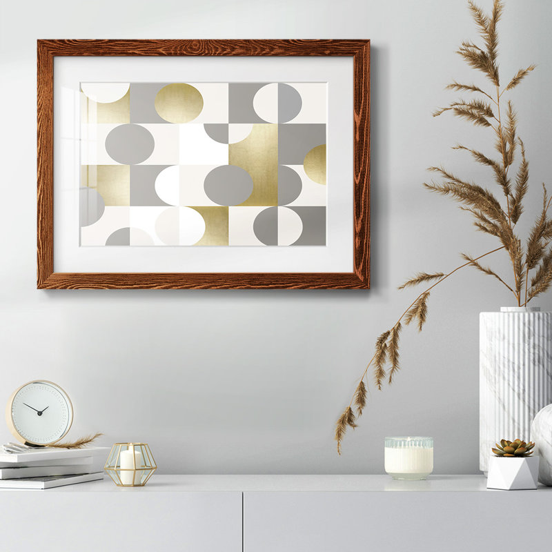 Modern Modern Reflections, encadré sur papier, Érable