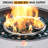 30 in Propane Fire Pit Table Set,2 in 1 Round Patio Heater Table, 50,000 BTU, Adjustable Legs, Outdoor Gas Firepit, for Backyard, Garden, Pool, Balcony-2015274680