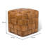 47cm Wide Geometric Accent Stool Ottoman