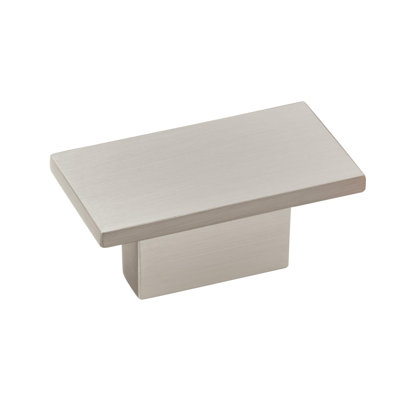 Prominence 1-9/16 inch (40mm) Length Satin Nickel Cabinet Knob - 10 Pack