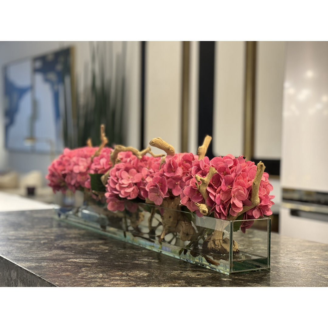 Hydrangea Arrangement in Planter CFA Design Group Flower 