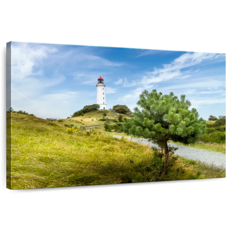 Phare de Lilie, mer Baltique, Dornbusch, H 20 po x l 30 po
