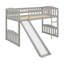 Lit mezzanine avec glissoire et échelle-2021743009