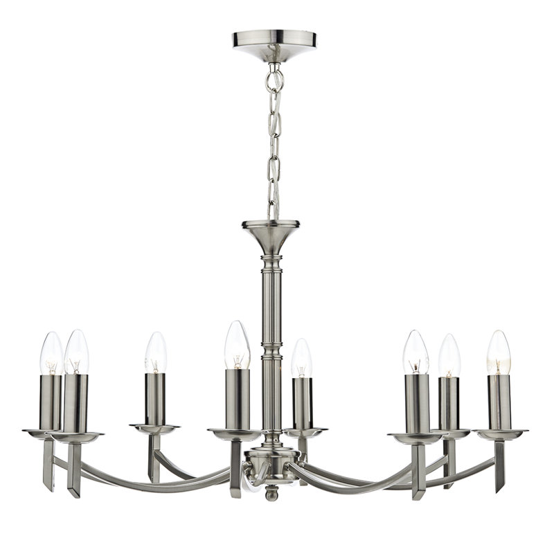 Amplas 8 - Light Candle Style Chandelier