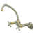 Brushed Nickel/Polished Brass