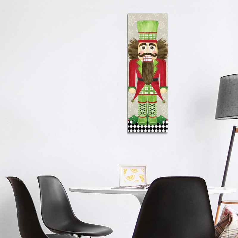 Nutcracker Christmas IV by Tara Reed - Wrapped Canvas Panoramic Print, 121.92 cm H x 40.64 cm W x 1.91 cm D