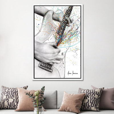 The Guitar Solo 1 Piece Wall Art on Canvas