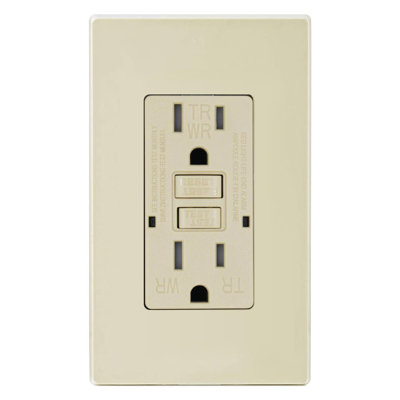 15-Amp GFCI Tamper Resistant Duplex Outlet