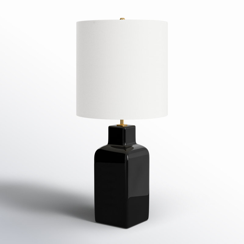 Visual Comfort Studio Table Lamp, Black
