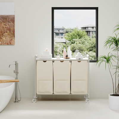 Laundry Hamper with Shelf
