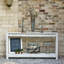 Console en bois massif 60 po Collins-31216569