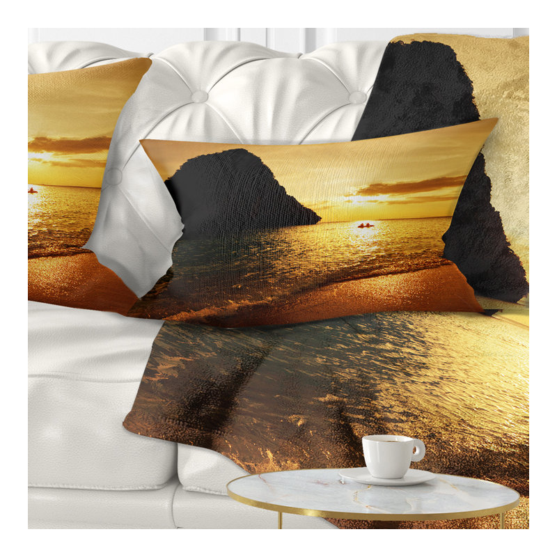 Coussin lombaire en mer tropical
