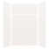 Expressions 60'' W 48'' D 96'' H Glue Up Solid Surface Wall