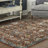 Lumsden Updated Classic Rust Red/Blue Area Rug-1527797191