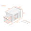 Poulailler Achilles et enclos-95990995