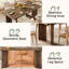 Solid Wood Base Dining Table