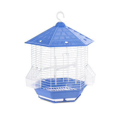 Cage à oiseau avec perchoir en plastique 16,75 po Borrero
