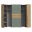 Debarr 4 Door Manufactured Wood Wardrobe-114011905-114011904