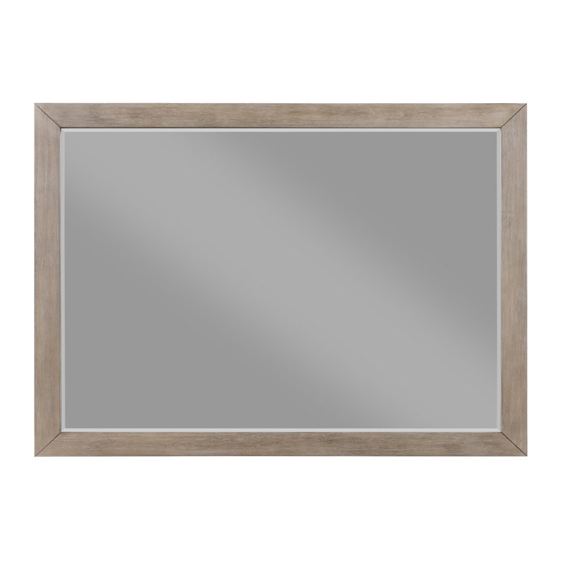 Miroir de commode brun orge