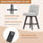 Swivel Upholstered 26'' Counter Stool Wood Leg-93801821-124606207-93801826