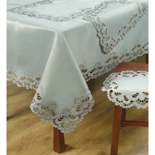 Ophelia & Co. Ellar Rectangle No Pattern Polyester Tablecloth | Wayfair