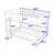 Queen Over Queen Bunk Bed With Cabinets And Charging Station-1451374904
