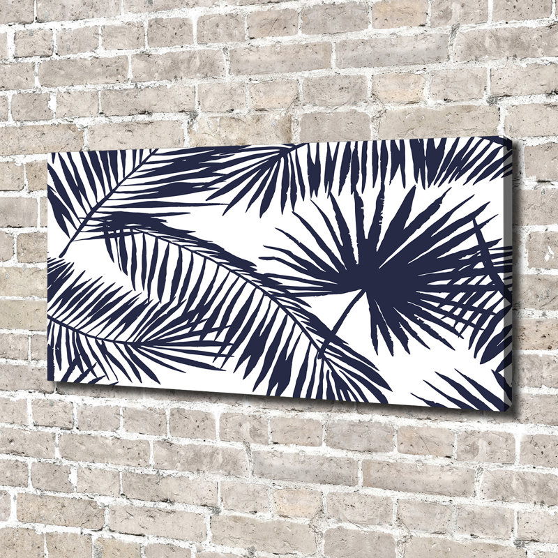 Leaves Of Palm - Wrapped Canvas Print