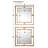Glover Metal Square Wall Mirror
