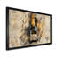 Or noir luxueux Champagne Showers II - Champagne Wall Art Living Room-966055781-966055802