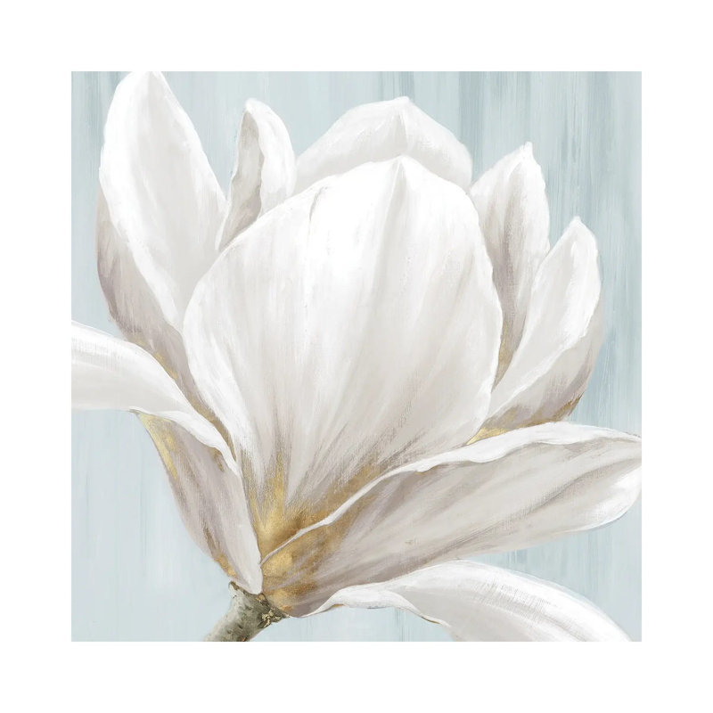Soft White I by Eva Watts - Wrapped Canvas Painting, 30.48 cm H x 30.48 cm W