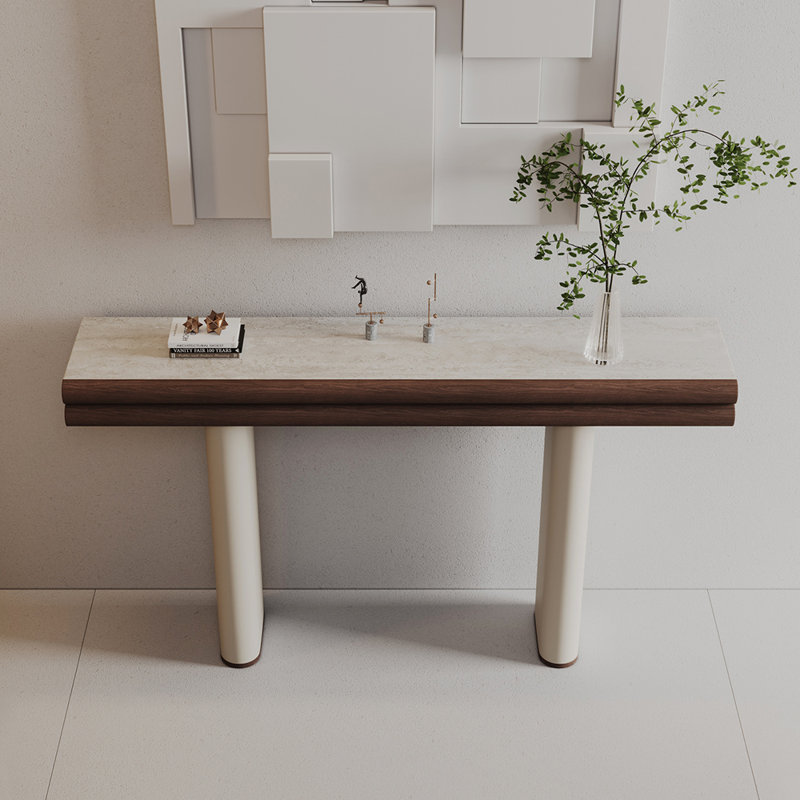 Nordic style simple console table, 33.5" H x 63" W x 13.8" D