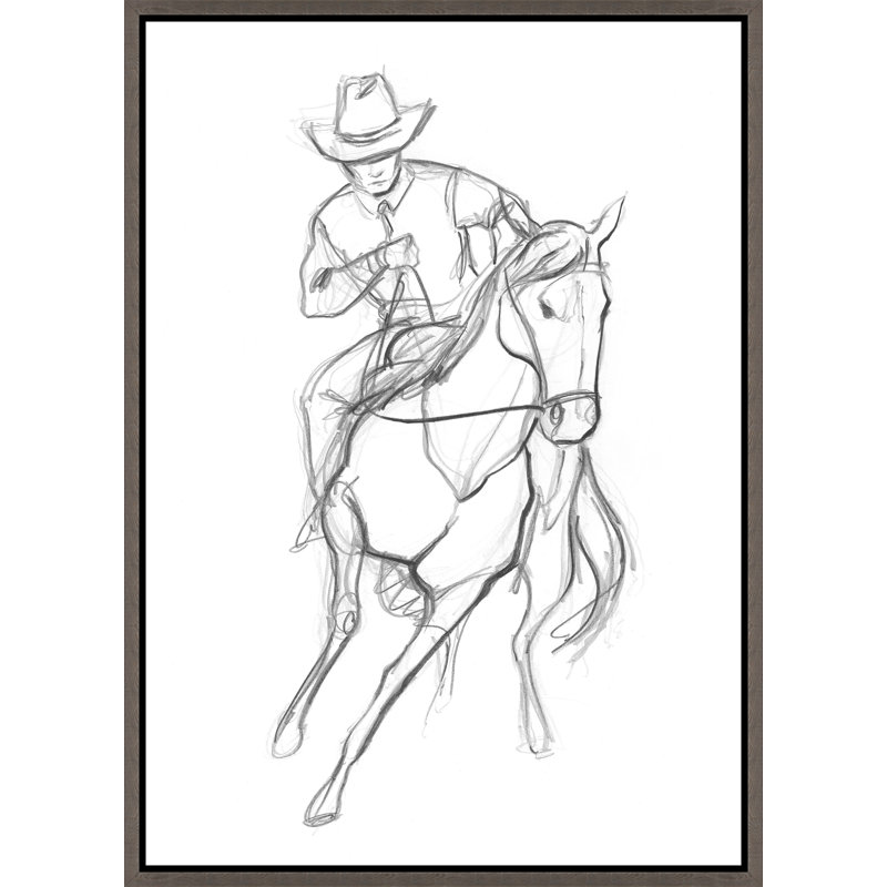 Western Dust I Print by Richard Ryder, Image Brush Gel