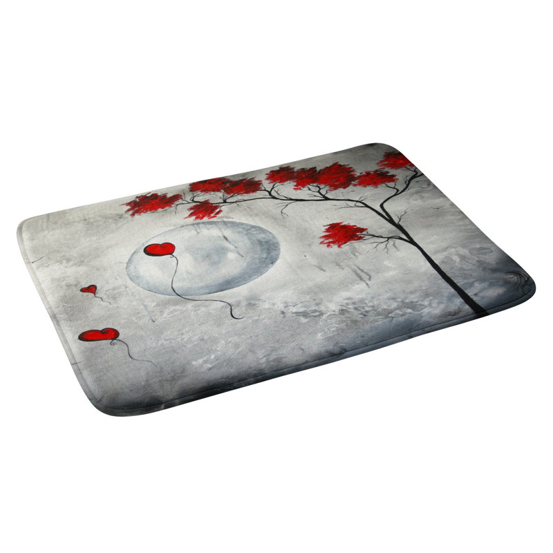 Tapis de la salle de bain de la lune extrémité
