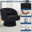 Upholstered Swivel Armchair-537604695-537604691