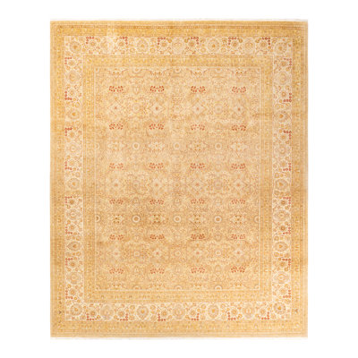 Keenan One-of-a-Kind 8' 1" X 10' 3" 2000s Wool Area Rug in Ivory