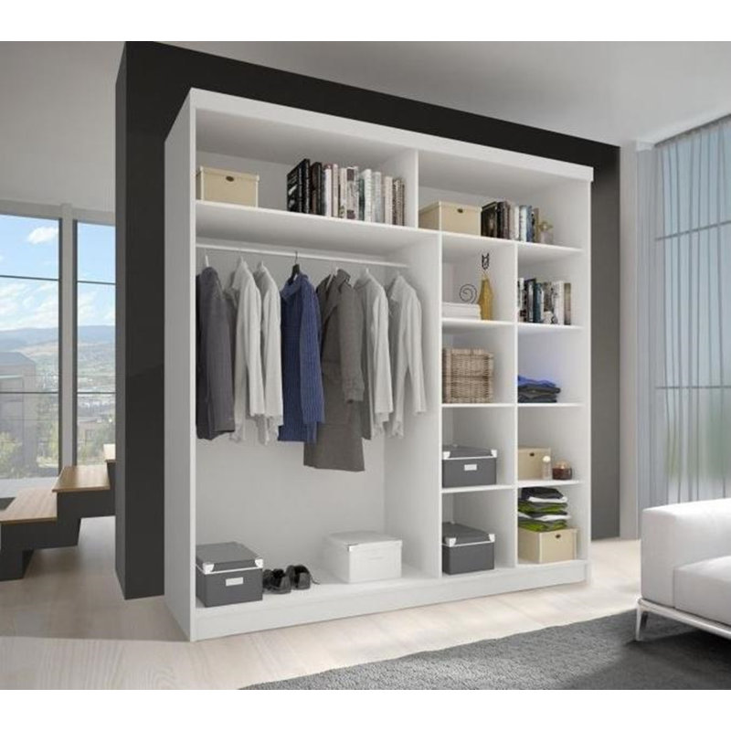 Jamie-Joseph 2 Door Manufactured Wood Wardrobe