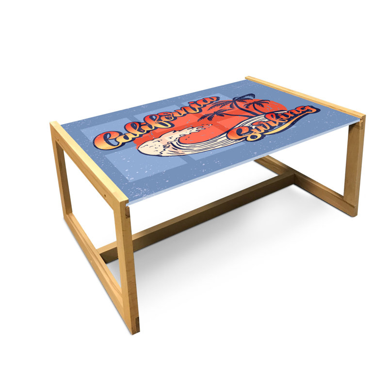 Irmtraude Sled Coffee Table, 90cm H x 62cm W x 40cm D