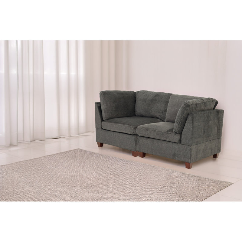 Canapé moderne Parkerville, ensemble 2 pièces