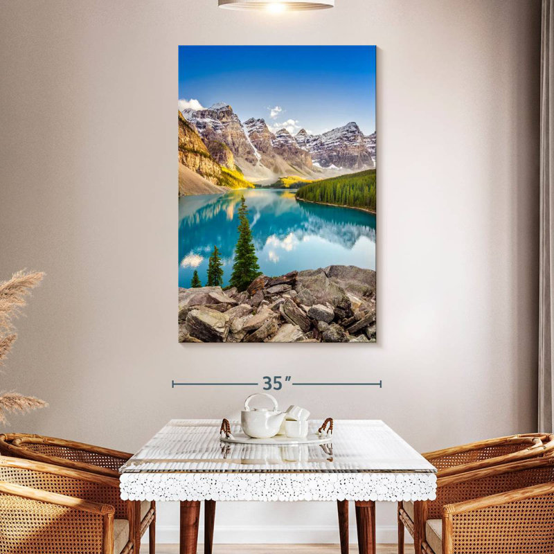 Aime Breathtaking Moraine Lake I, 51" H x 34" W