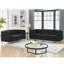 Velours noir 3 + 2 Speedy Us Warehouse Satisfaction. Capacité de poids de 250 lb / siège. Structure en pin, eucalyptus et contreplaqué. Mousse + siège à ressorts. Revêtement en coton. Pieds en métal. Assemblage