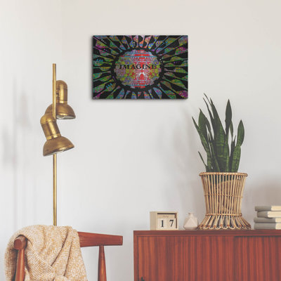 Red Barrel Studio® 'Imagine' by Dean Russo Metal Wall Art
