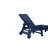 Lounge Chair With Side Table, 3-Piece Oversized Chaise Lounge Chair Setwith Wood Texture, All Weather Patio Lounge Chair With 5 Positions,Wheels &Cup Holder(Include 2Lounge Chairs And 1Table)-1122728175