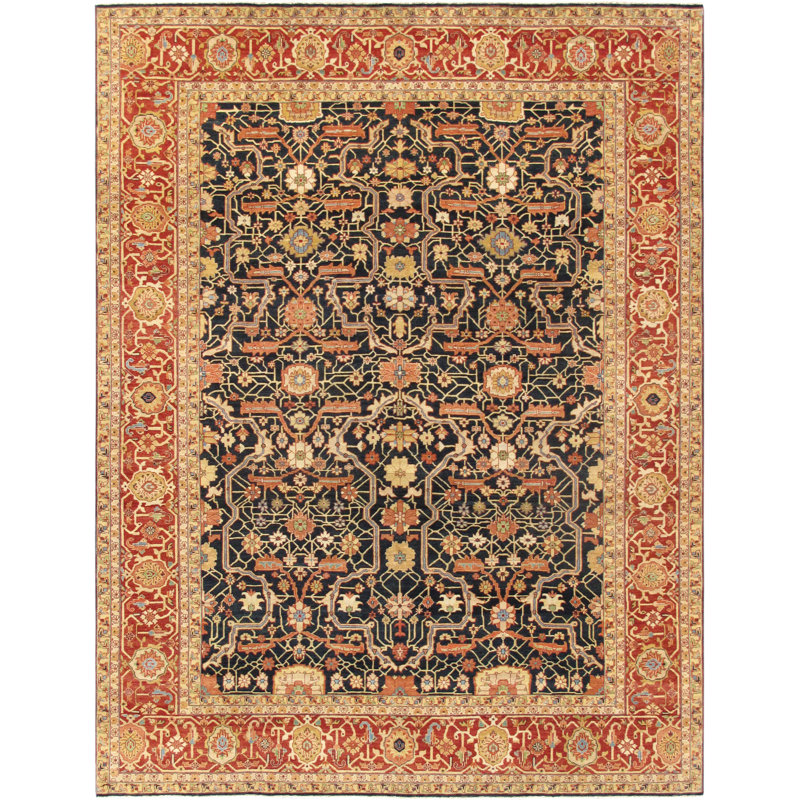 Denver Hand Knotted Wool Oriental Indoor Rug