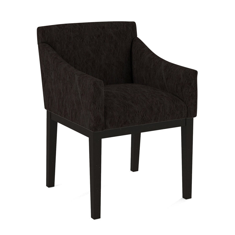 Upholstered Arm Chair, Applause Bajah Ruby, Espresso