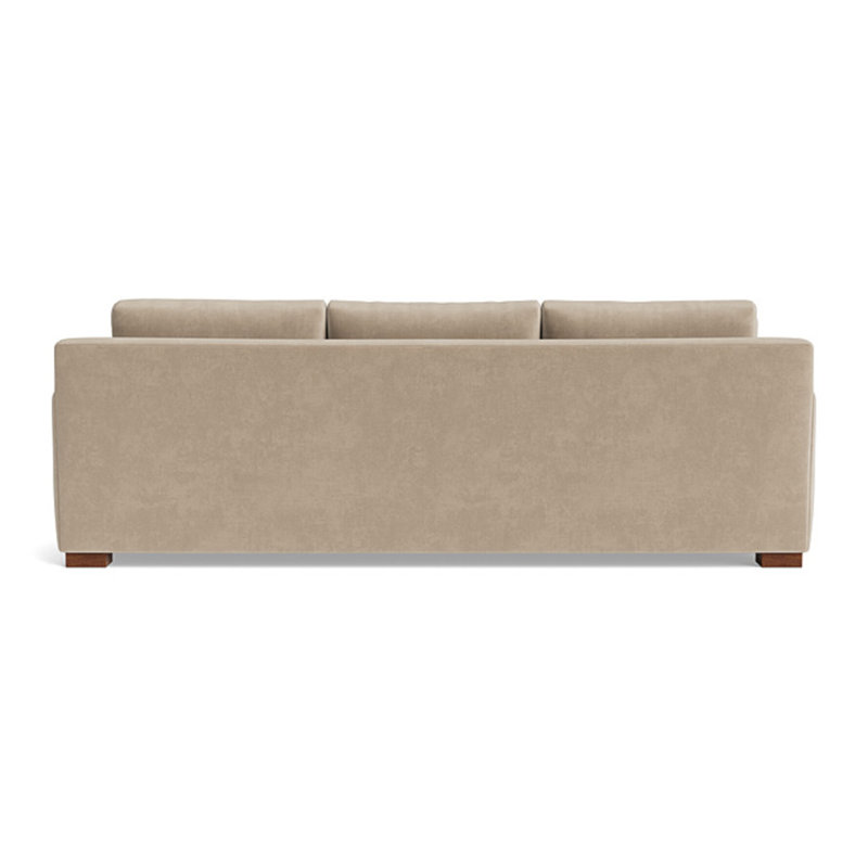 Catalina Sofa (95"), Velvet - Beige