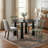 30"H Round Wood Dining Table Kitchen Table with 4 Legs-1663222394-1663222393