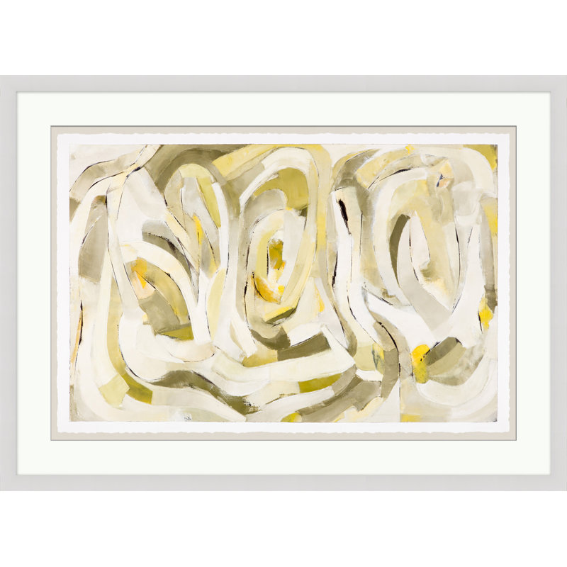 Blossom 1 - Peinture encadrée sur papier